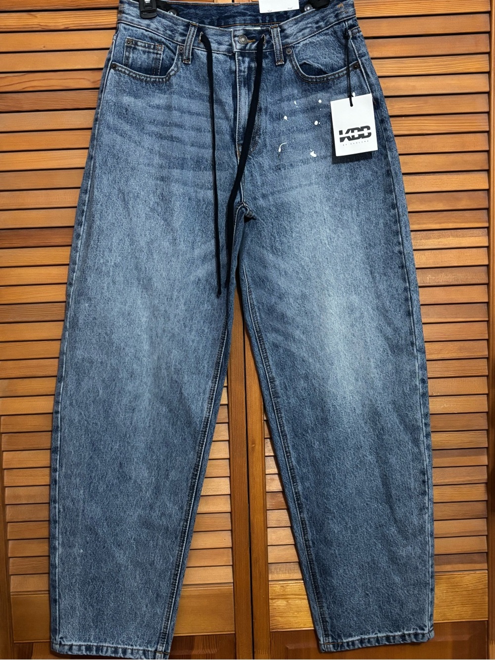 "The Devin Jean" from KBB by KAHLANA, barrel-leg jeans